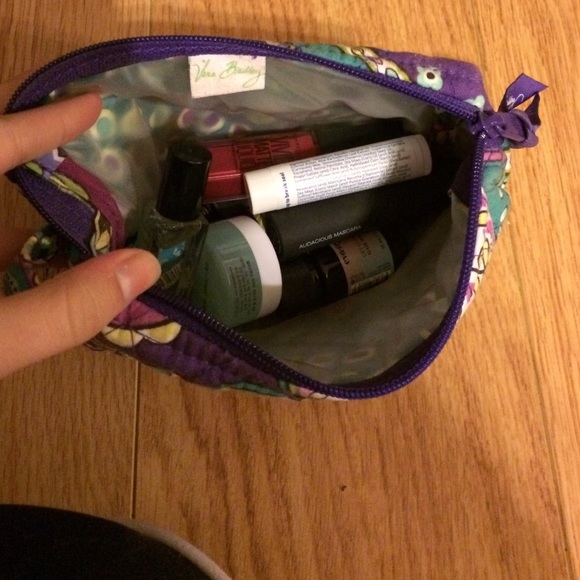 Filled Vera Bradley makeup bag!!! - Picture 2 of 2