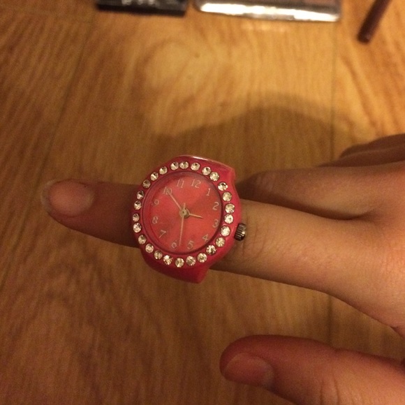 PINK RING WATCH FROM CLAIRES