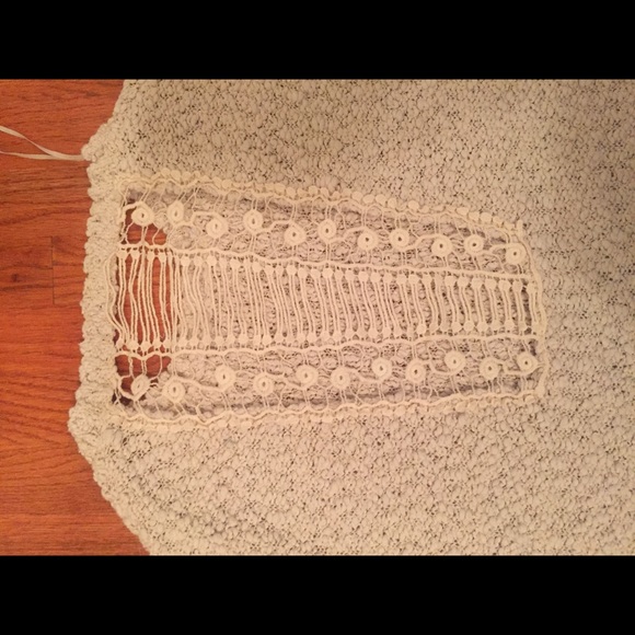 open back sweater (never worn)