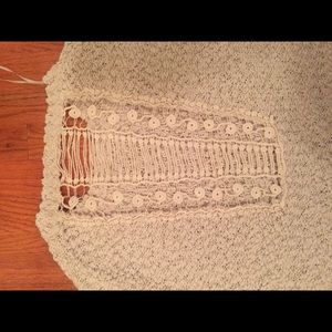 open back sweater (never worn)