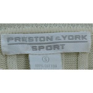 Preston & York Sweaters - Ivory Cream Ribbed Sweater Longsleeve Vintage Smal Preston & York Sweaters - Ivory Cream Ribbed Sweater Longsleeve Vintage Smal