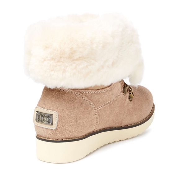 $249 Australia Luxe Yael Lace-Up Boot