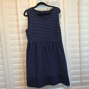 Blue and Black dress