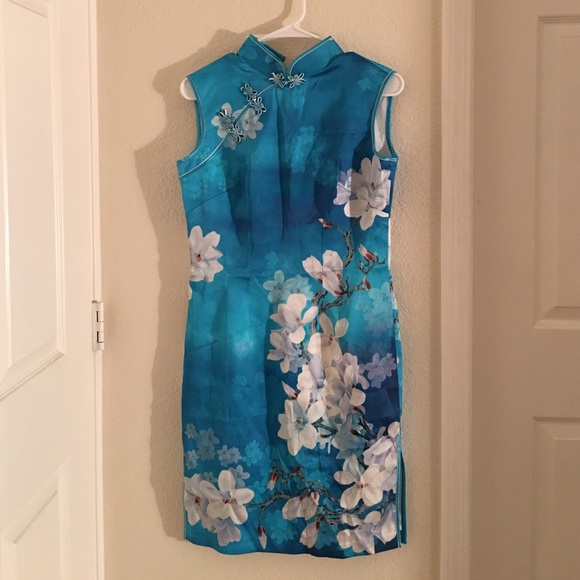 Chinese tradition midi dress