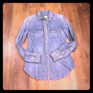 JCREW denim shirt!!!
