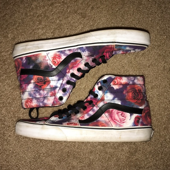 galaxy rose vans