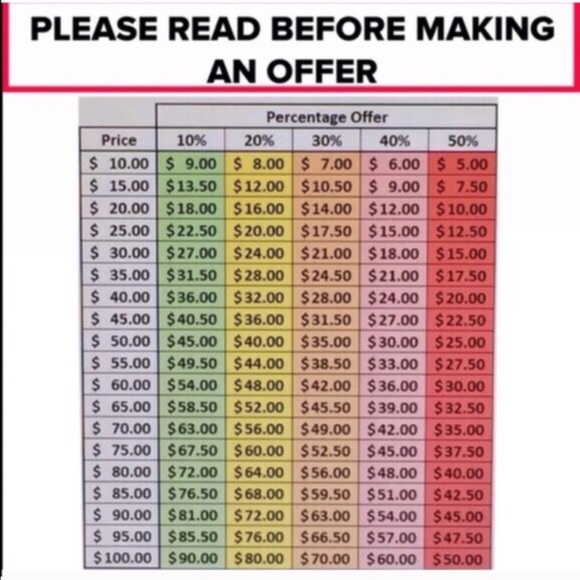 No low ball offers please