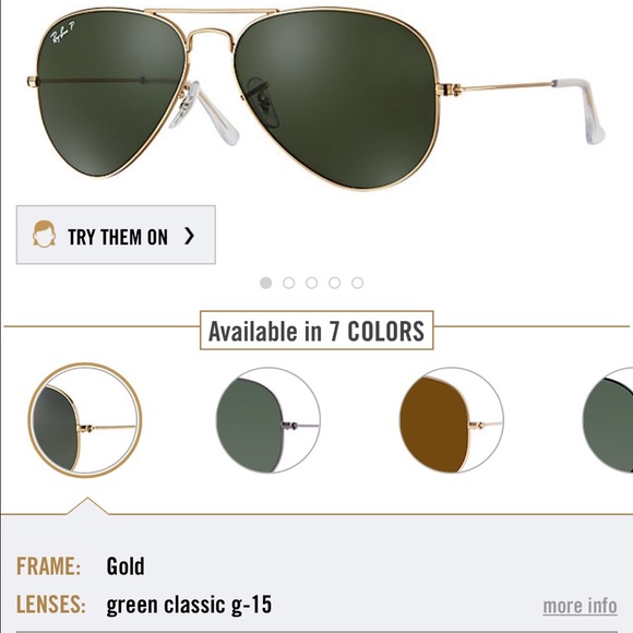 Classic Ray Ban Aviators - Large 62mm - Picture 1 of 4