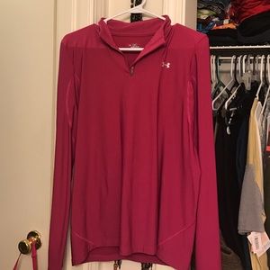 Pink UnderArmor pullover
