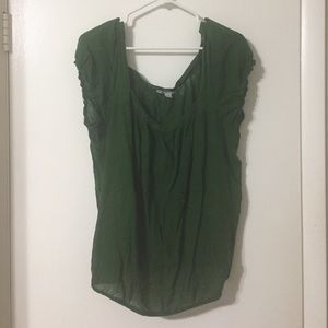 Green women's top