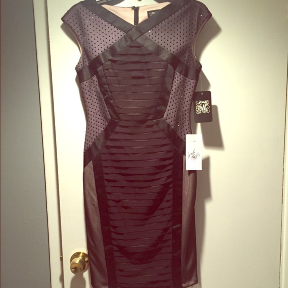 NWT black and nude dress from Lord and Taylor