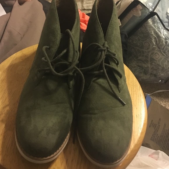Suede shoes