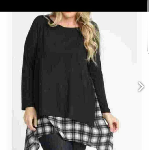 Super cute layered tunic sz XL new