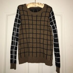 Camel Color Block Sweater