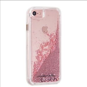 Pink waterfall case for iphone 7 plus