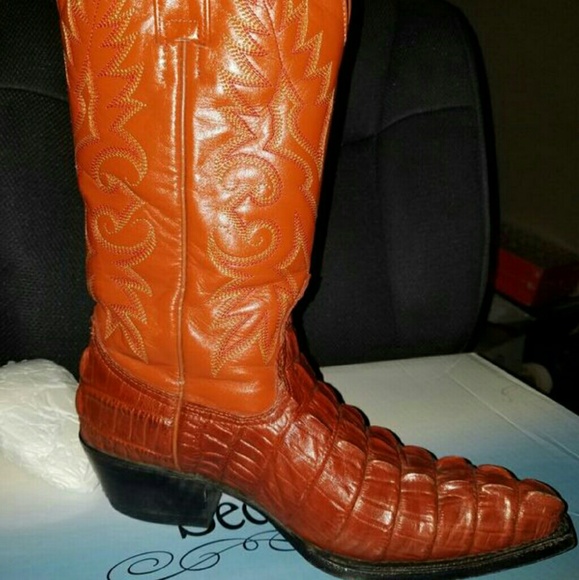 Alligator boots