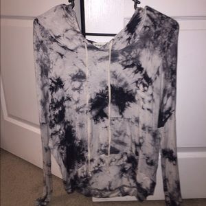 Tie dye hoodie shirt