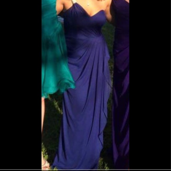 One shoulder formal dress