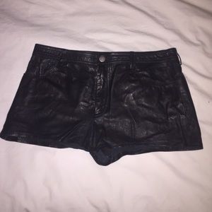 Nanette Lepore 100% Leather Shorts