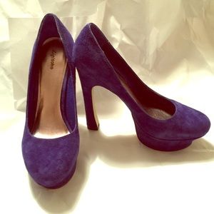 Blue suede shoes