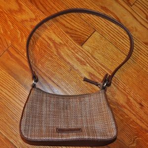 Vintage Frankie & Johnnie Brown Tweed Purse