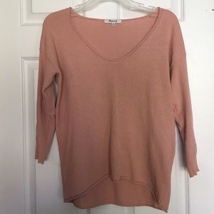 Madewell 3/4 length sleeve knit shirt