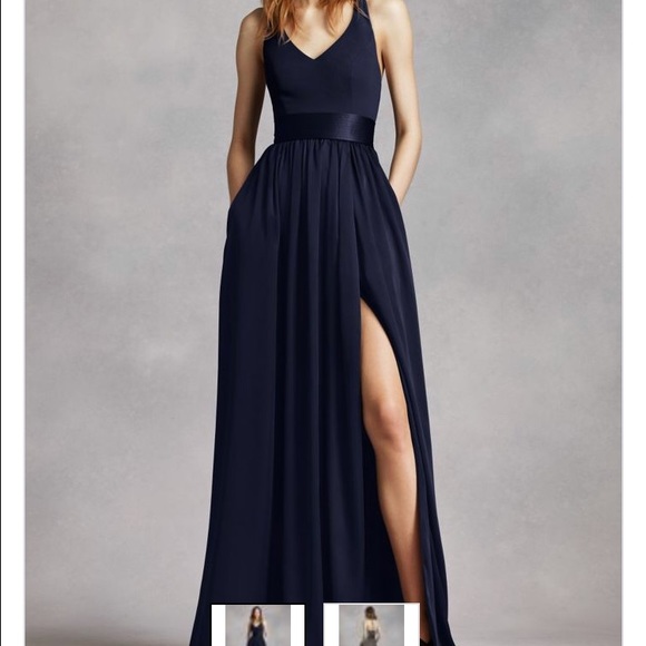 Vera wang white collection bridesmaid dress