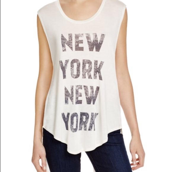 NWT rare Haute Hippie New York XS graphic T-shirt