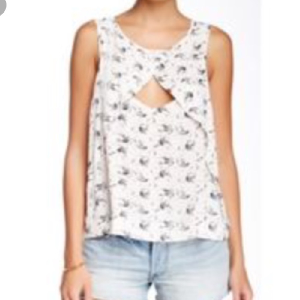 Free People Top With Front Opening