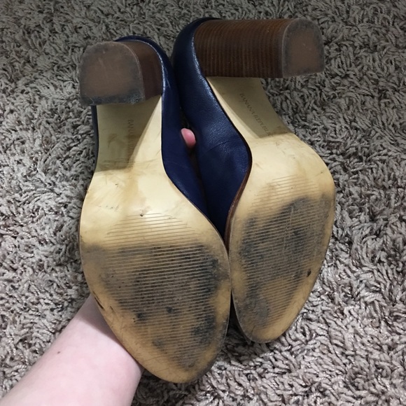 Banana Republic Shoes - Navy Block Pumps | BR Banana Republic Shoes - Navy Block Pumps | BR