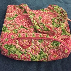 Vera Bradley Bucket Tote in Petal Pink - Retired Vera Bradley Bucket Tote in Petal Pink - Retired