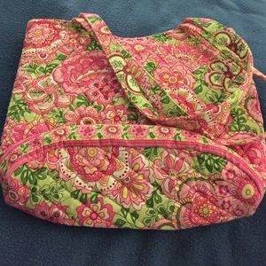 Vera Bradley Bucket Tote In Petal Pink - Retired - image 1