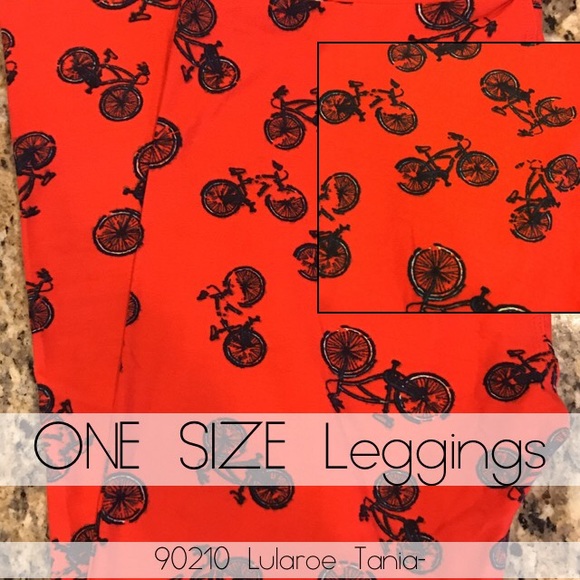 Lularoe OS NEW rustic bicycle leggings 0-10