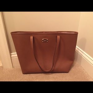 Michael Kors leather travel tote