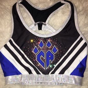 Cheer Athletics bling sports bra