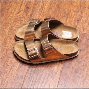 Rose gold Birkentocks