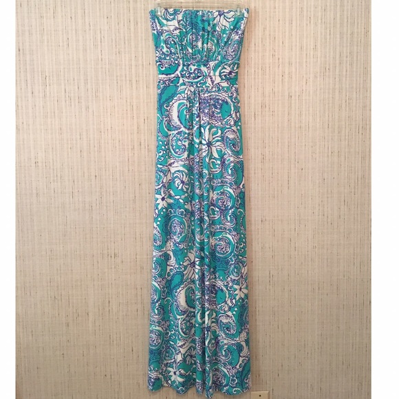 Lily Pulitzer under the sea Maxi dress!🐳