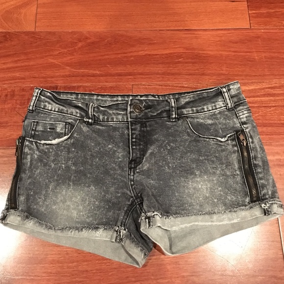 Bundle! Rip curl faded gray denim shorts and shirt