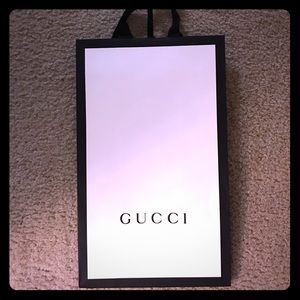 Authentic Gucci shopping bag