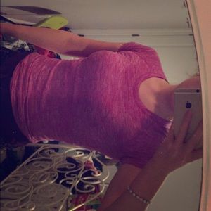 Pink lululemon shirt