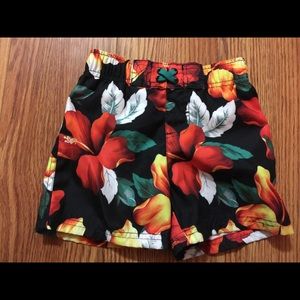 Boys floral swim trunks (2T)