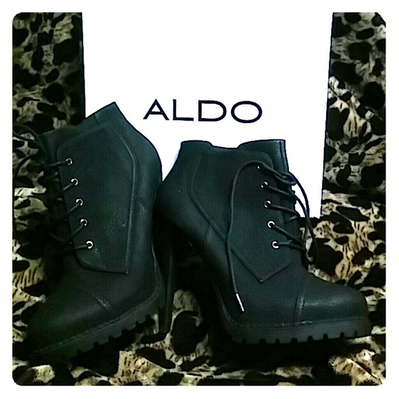 Aldo ankle heel boots