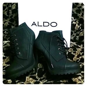 Aldo ankle heel boots