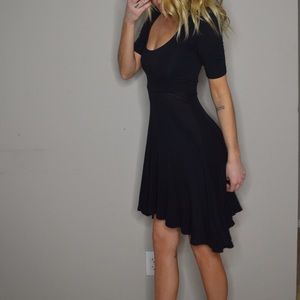 Bebe backless detailed dress