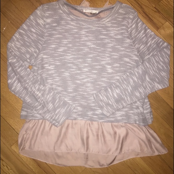 Bow back long sleeve top