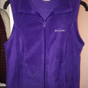 Women's purple Columbia vest