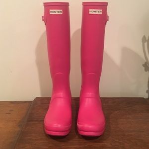 Pink Hunter Boots