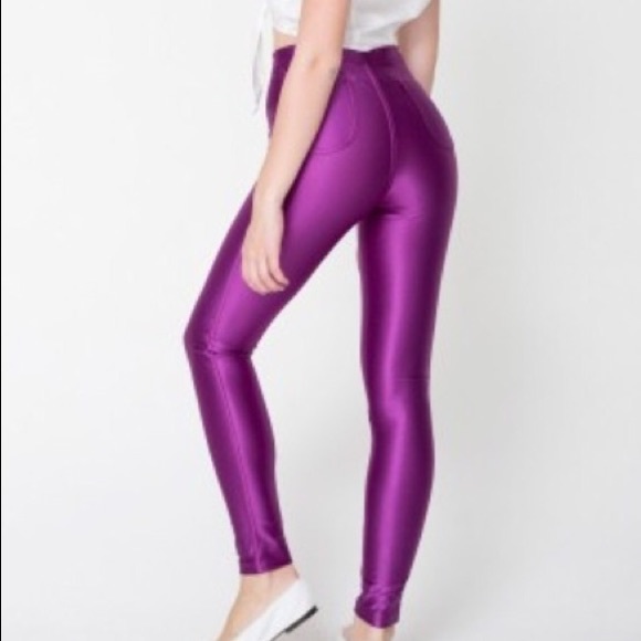 American Apparel Disco pants Purple