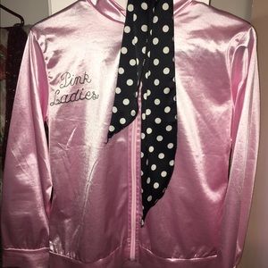 Women's pink ladies jacket costume