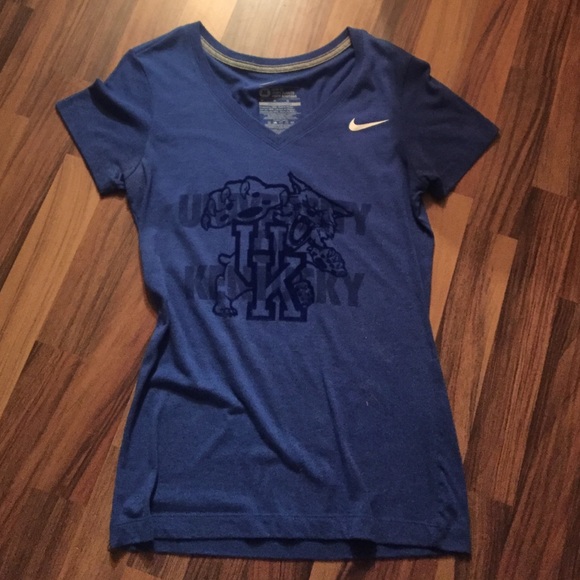 university of kentucky nike v-neck